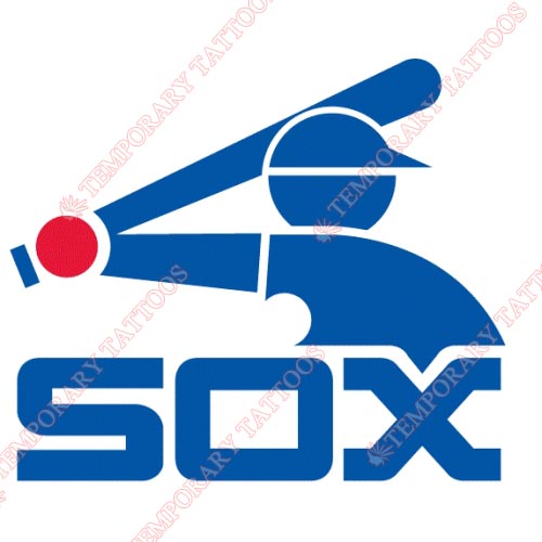 Chicago White Sox Customize Temporary Tattoos Stickers NO.1499